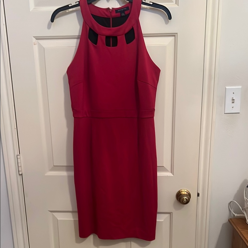 Elegant Red Sleeveless Dress